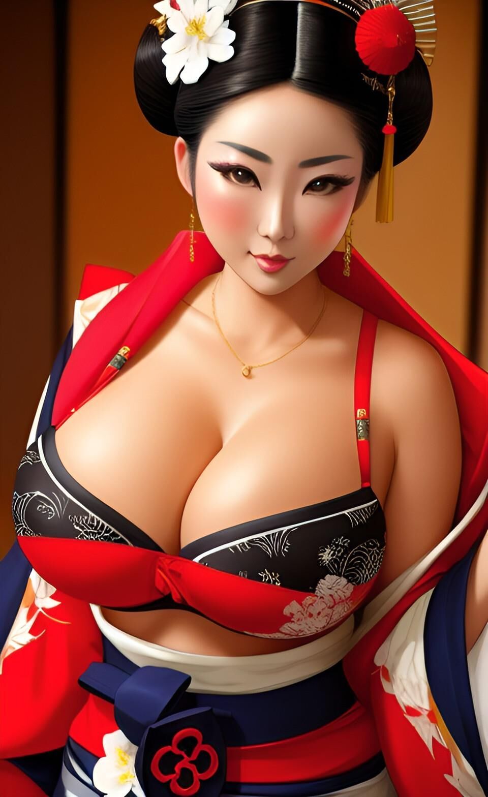 AI Big Boobs Geishas