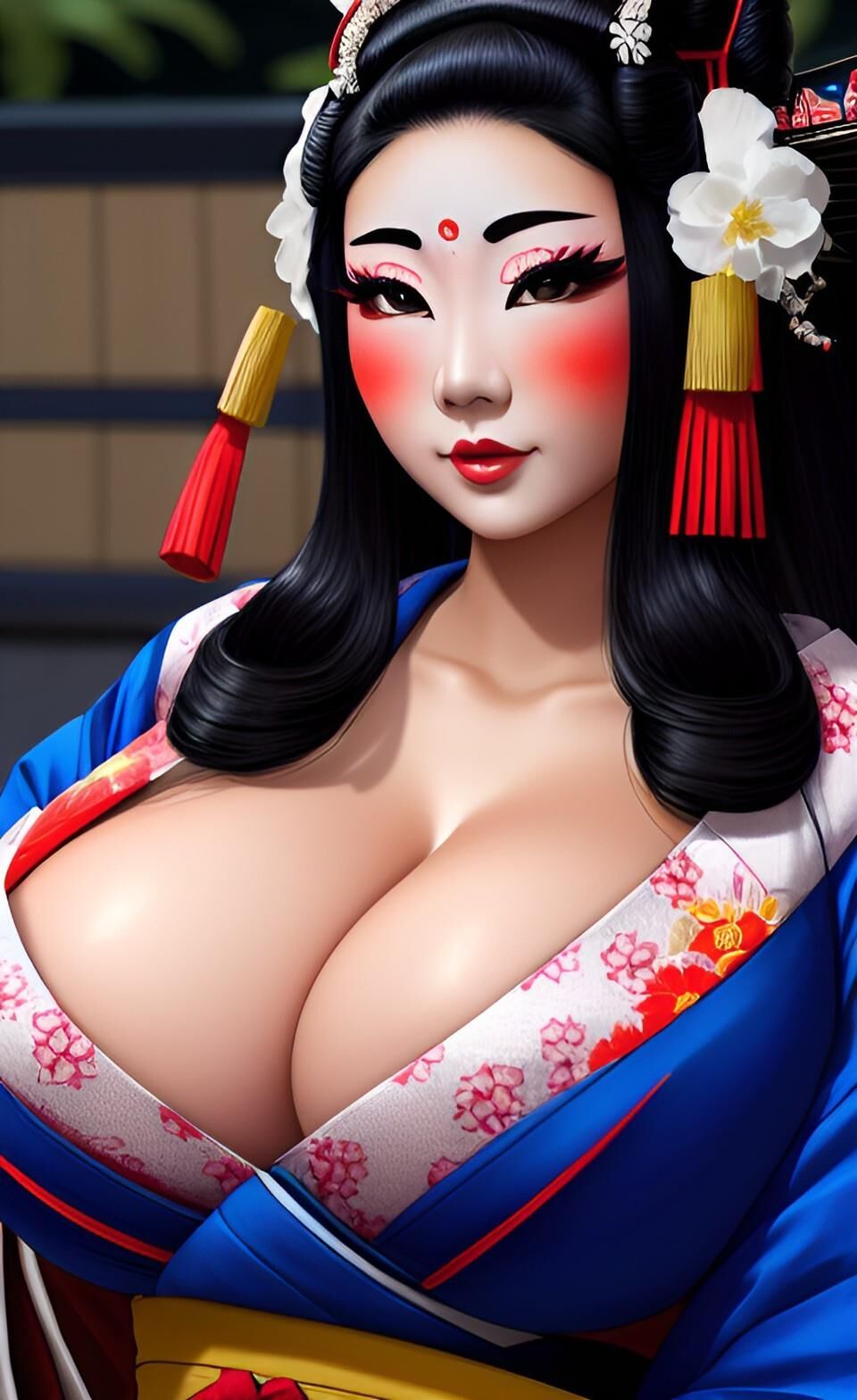 AI Big Boobs Geishas