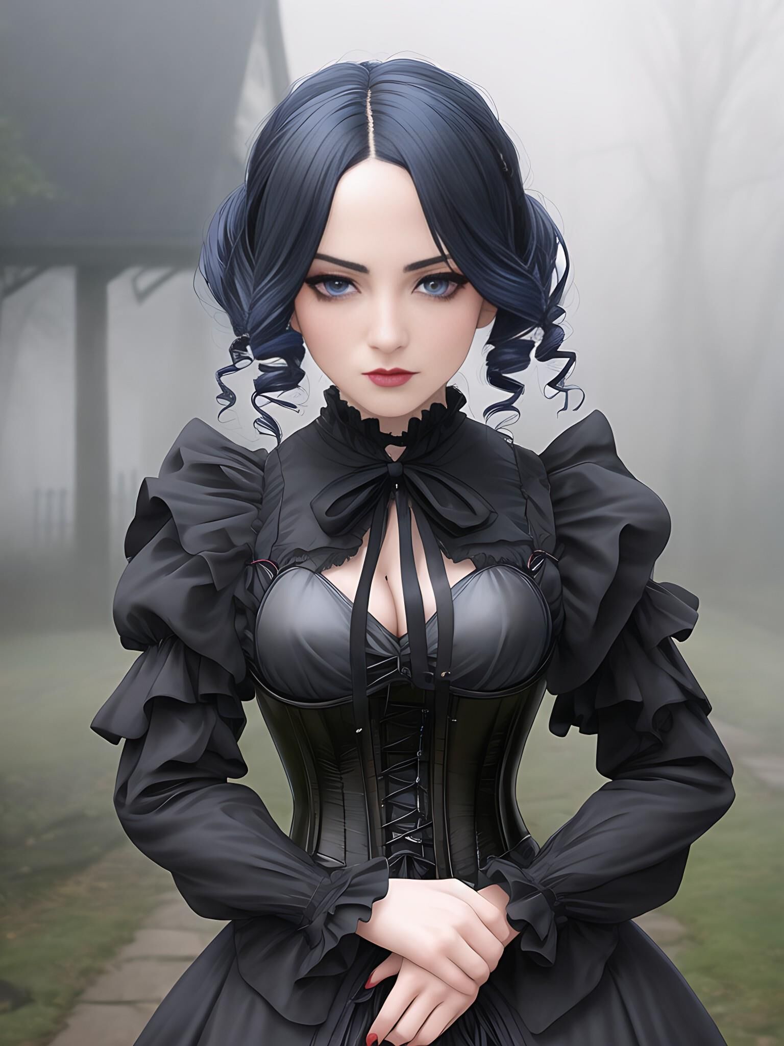 Anime Style - v1 (Ye Olde Goth girls)