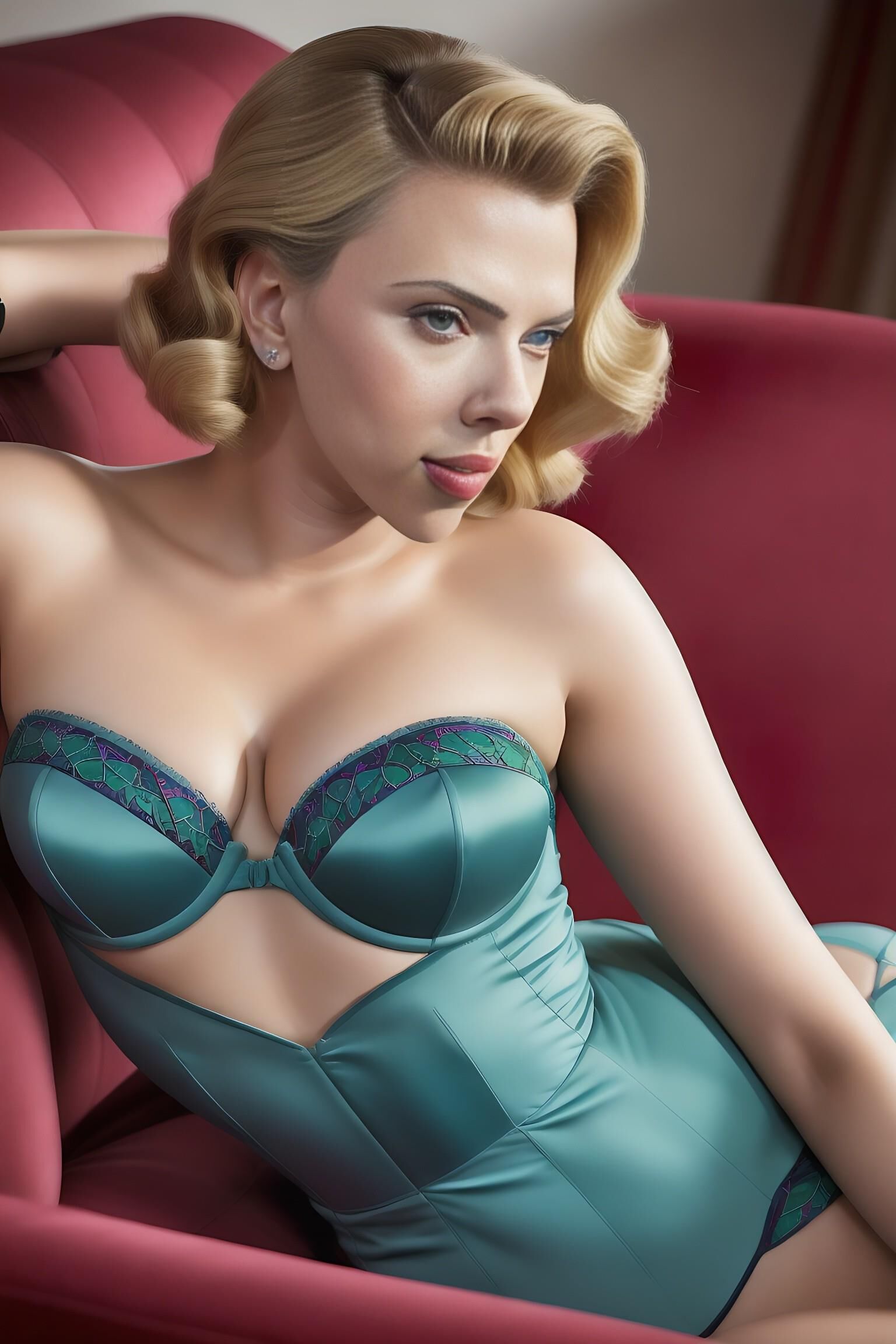 Scarlett Johansson na década de 1940