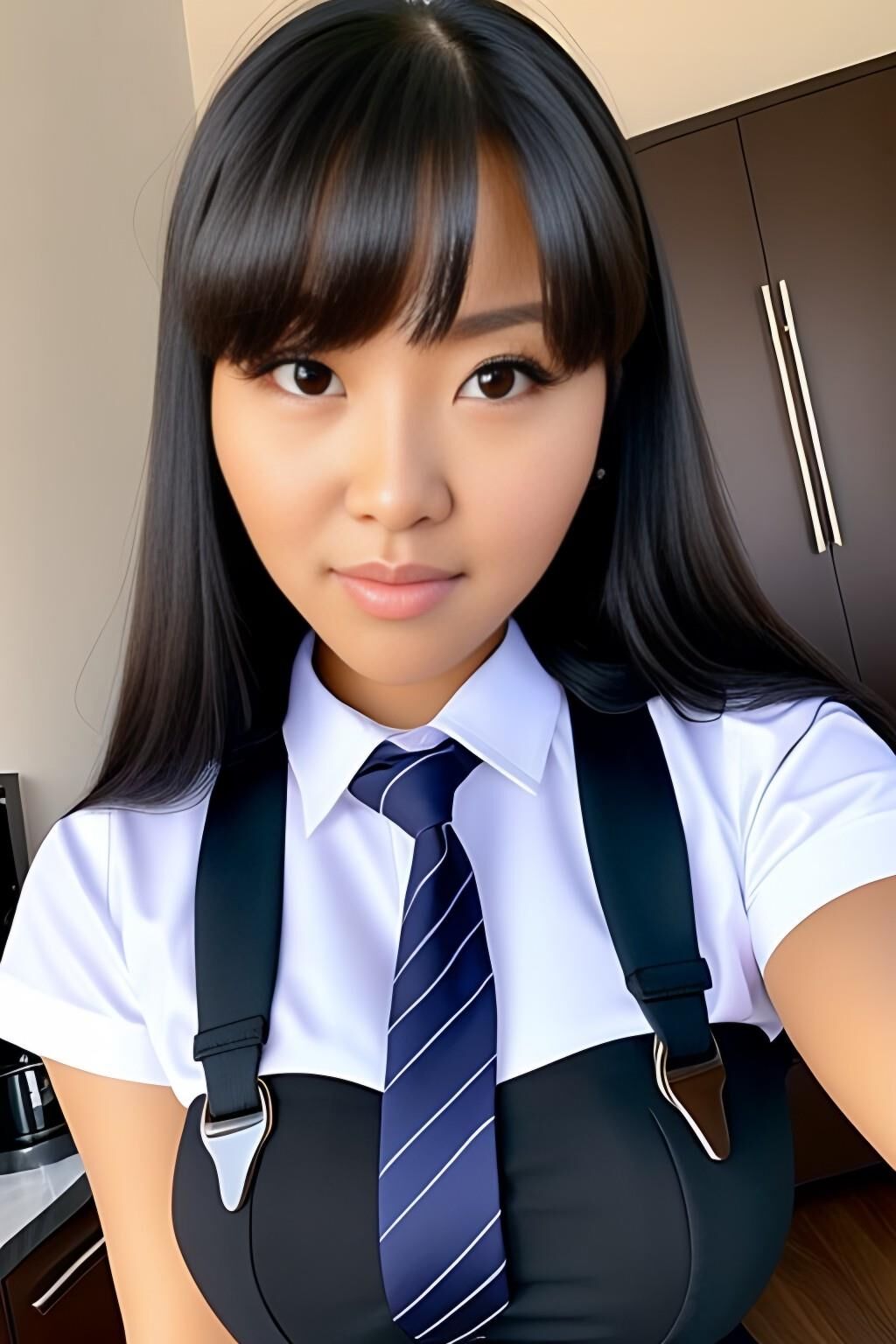 Non-Nude in Schoolgirl Outfit - v1