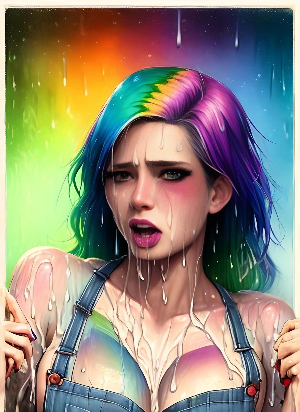 Rainbow Haired Girl