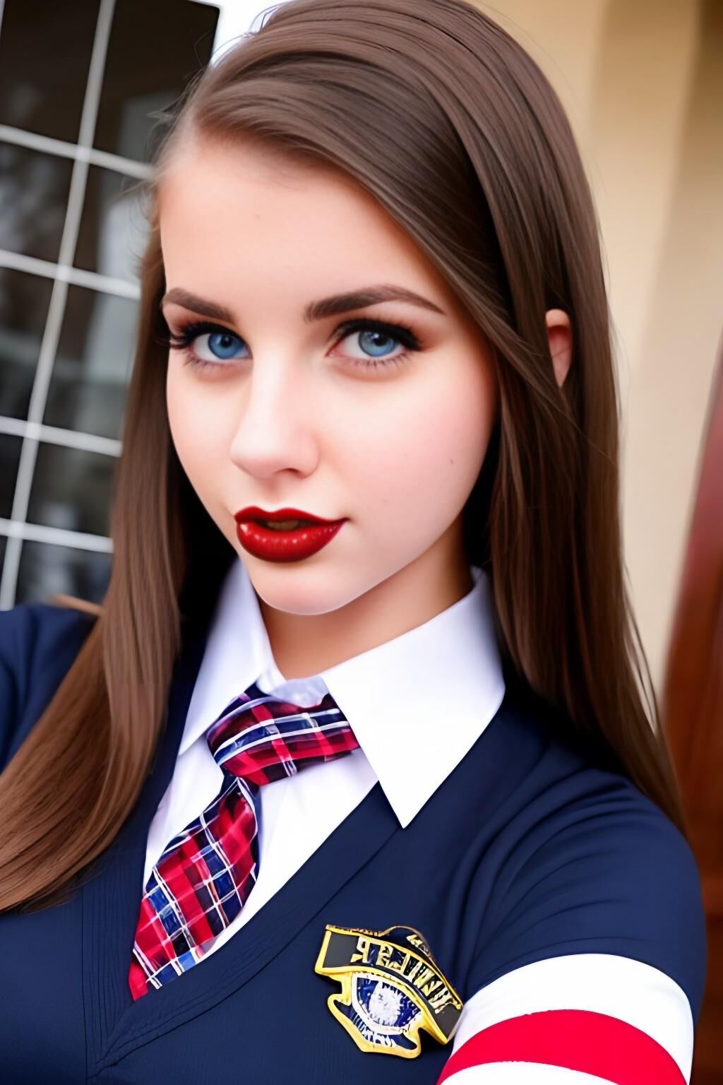 Non-Nude in Schoolgirl Outfit - v1