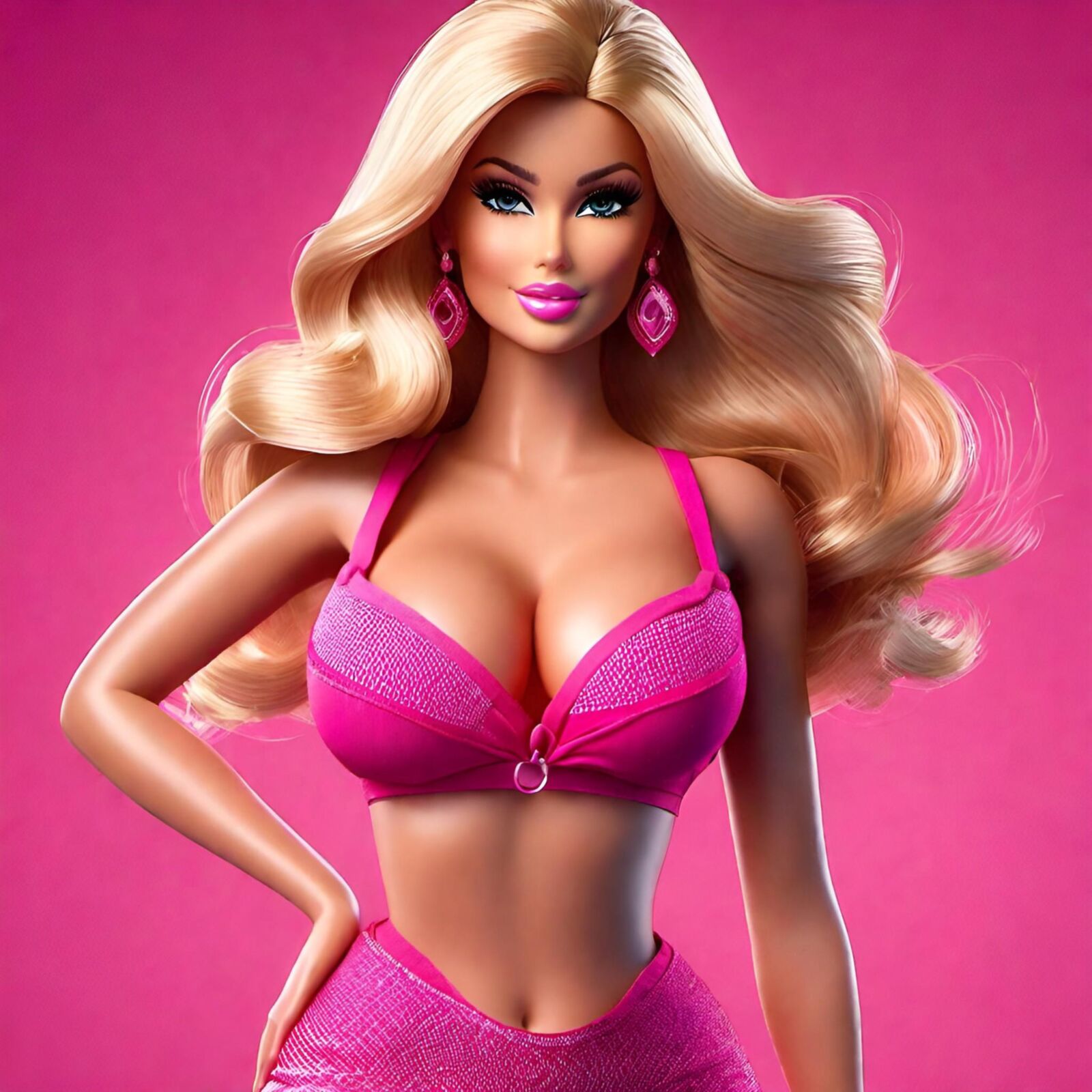 Barbie animated and busty 