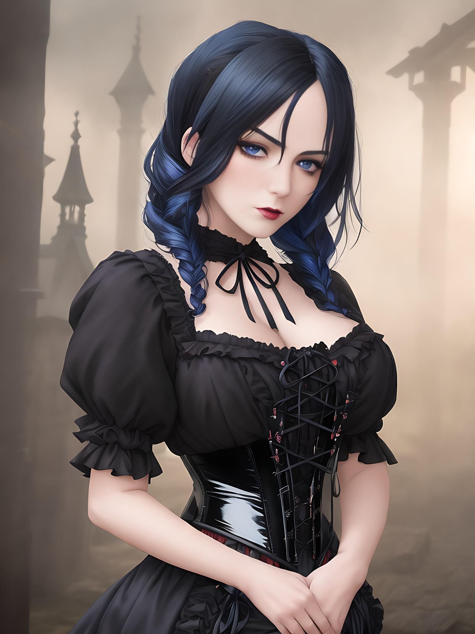 Anime Style - v1 (Ye Olde Goth girls)