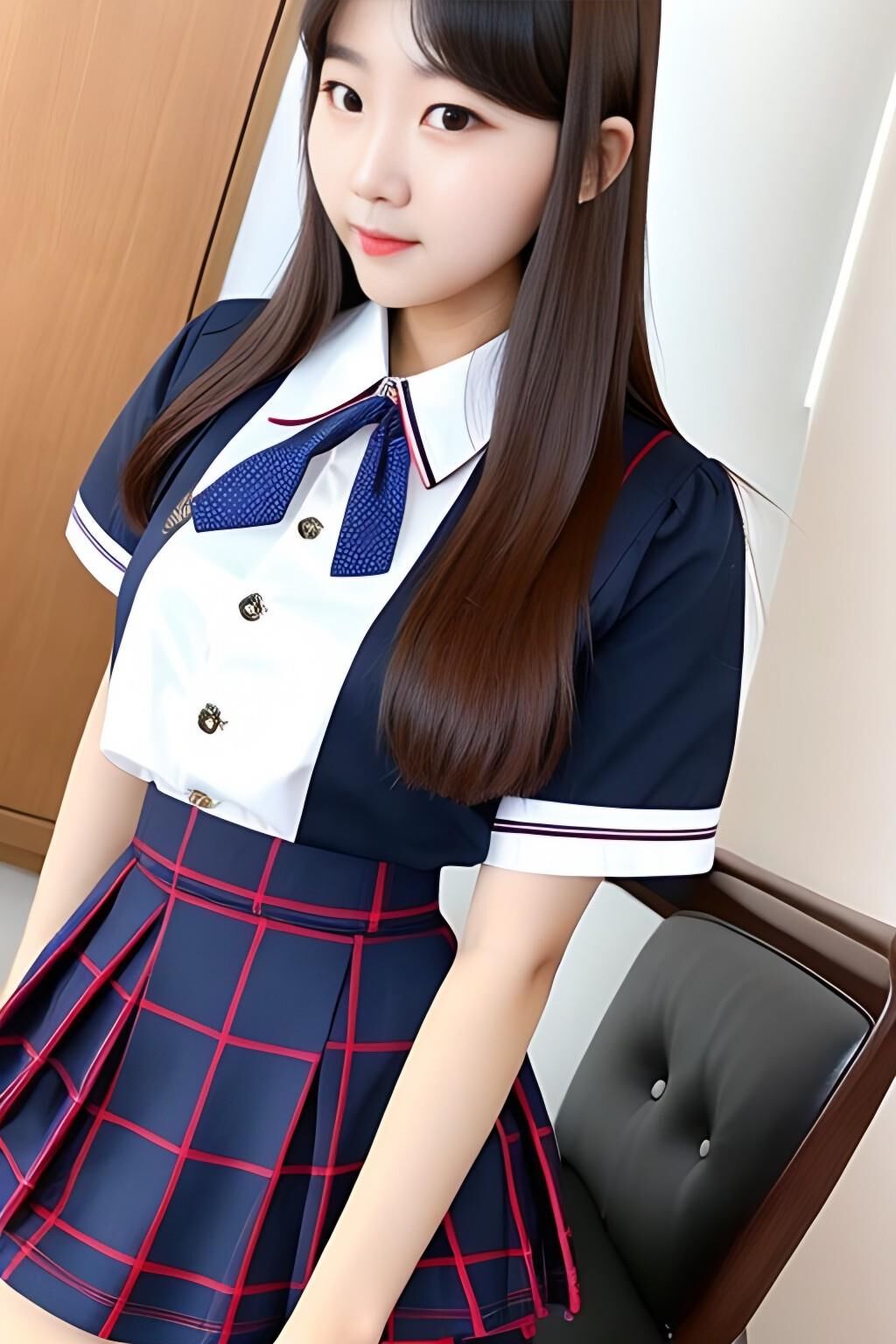 Non-Nude in Schoolgirl Outfit - v1