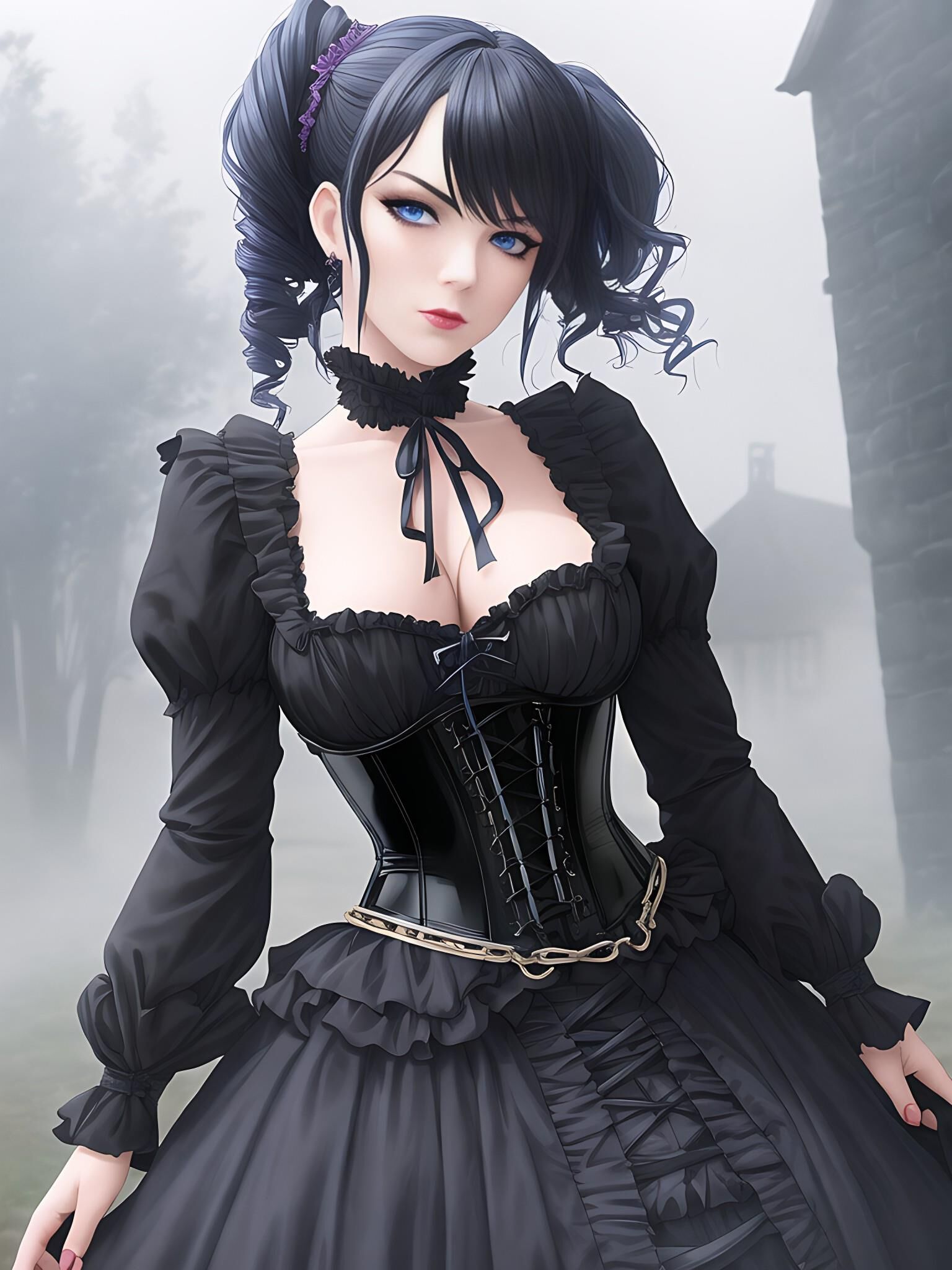 Anime Style - v1 (Ye Olde Goth girls)