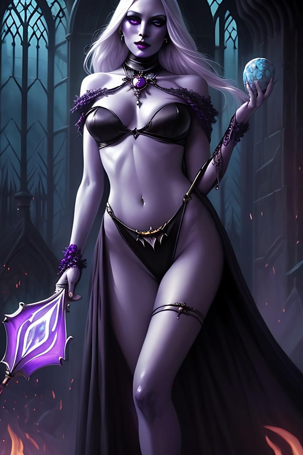 D&D Drow Necromancer - v1