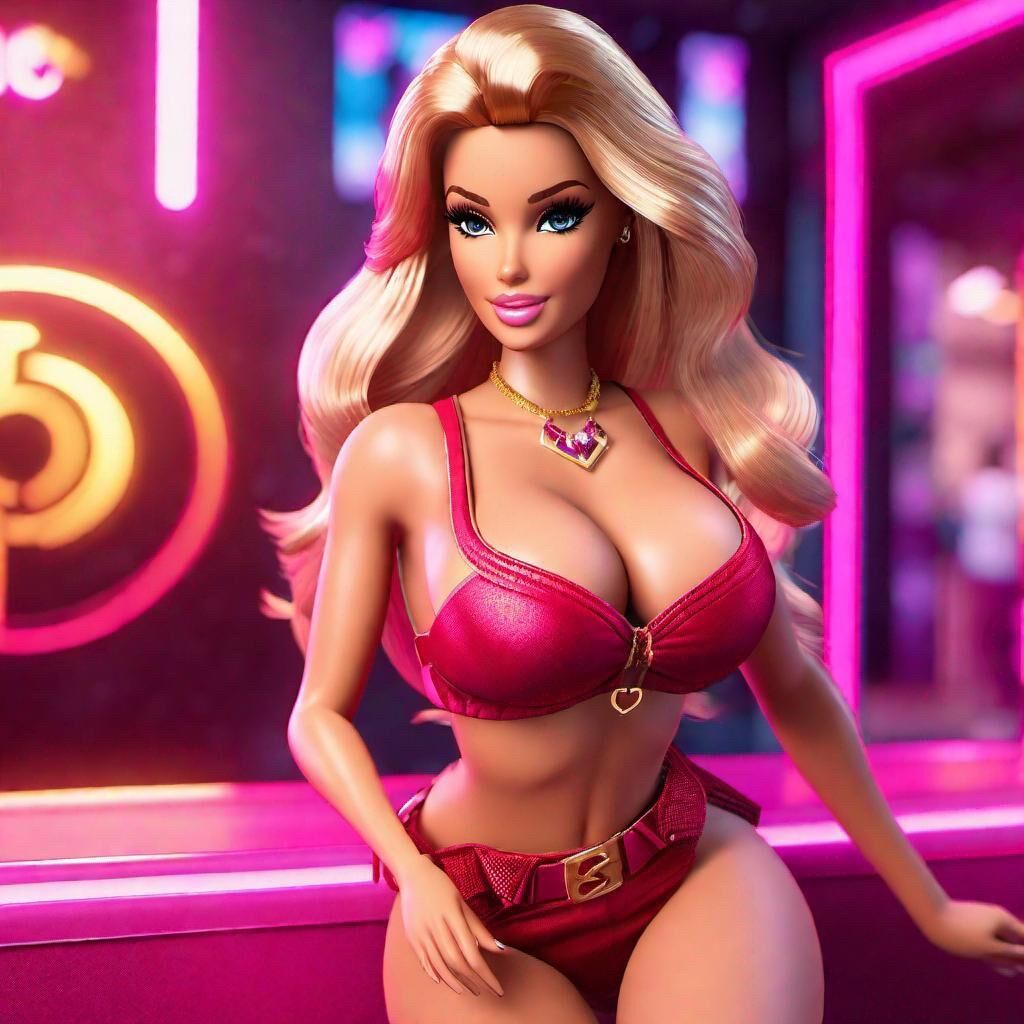 Barbie animated and busty 