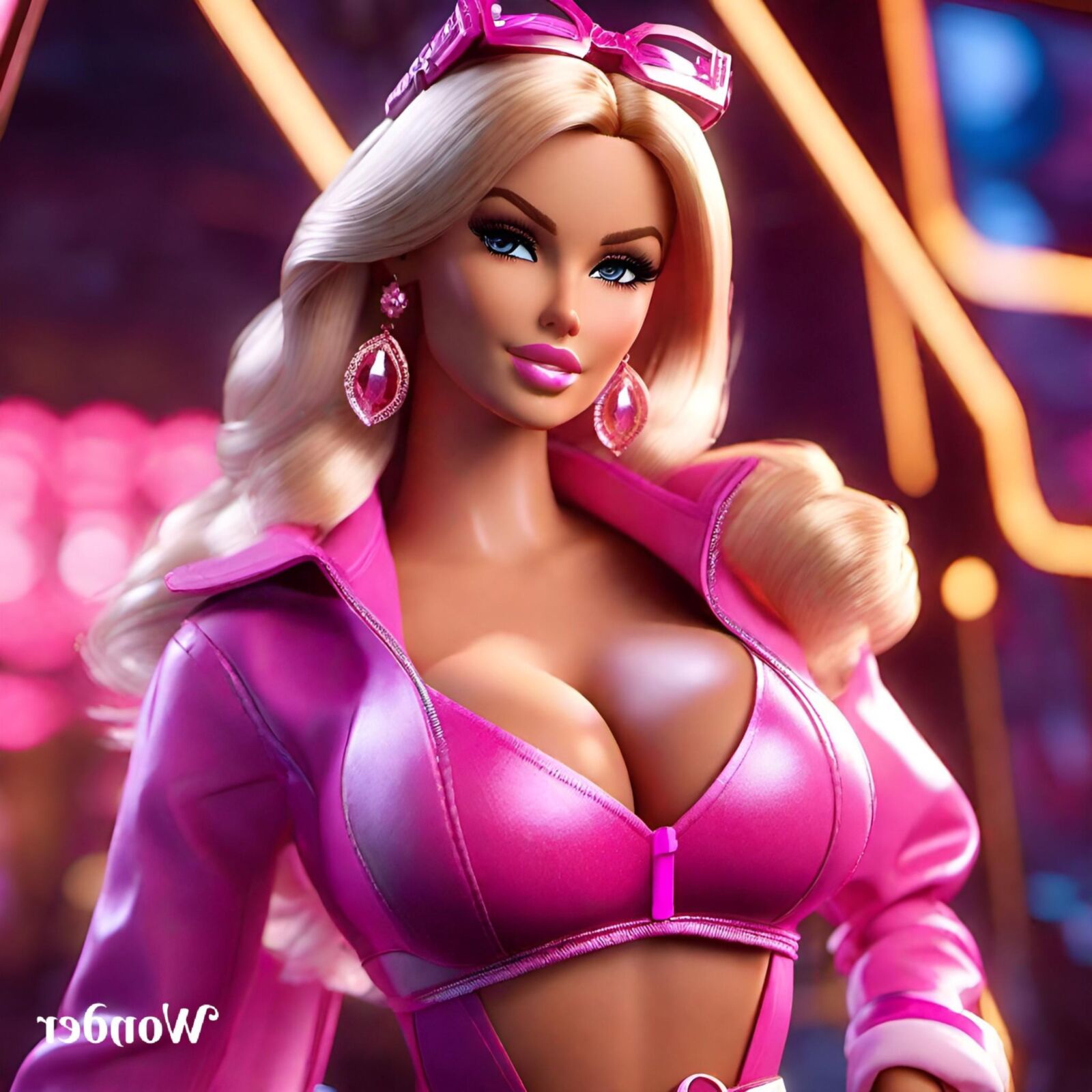 Barbie animated and busty 