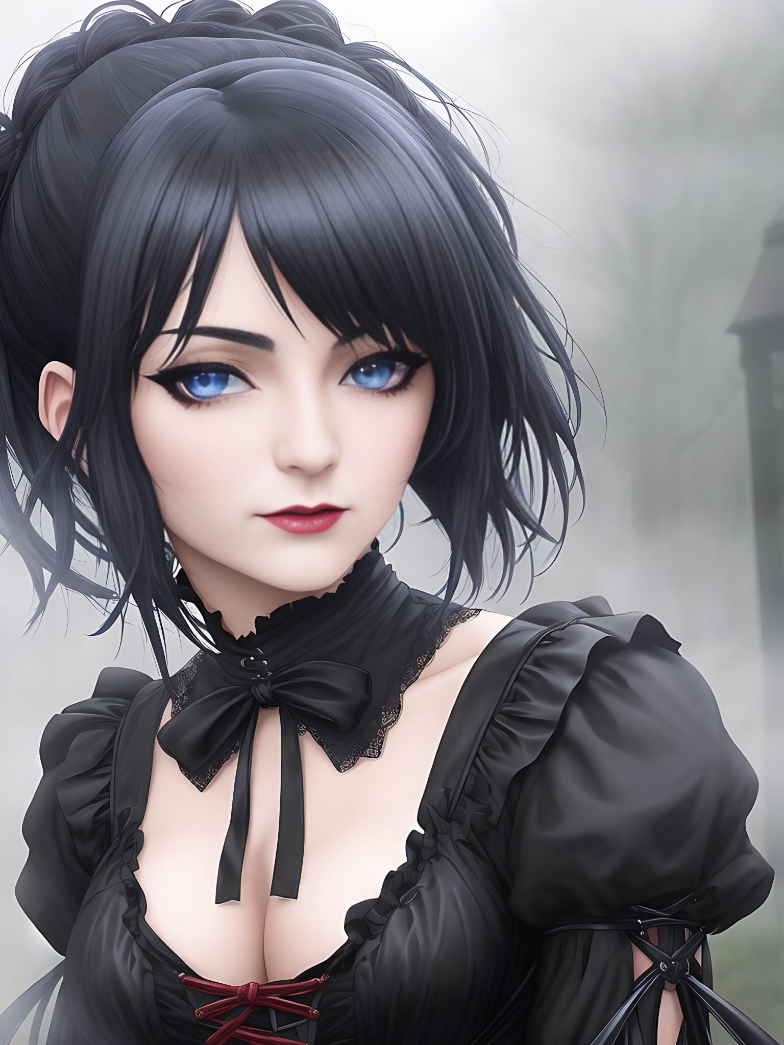 Anime Style - v1 (Ye Olde Goth girls)