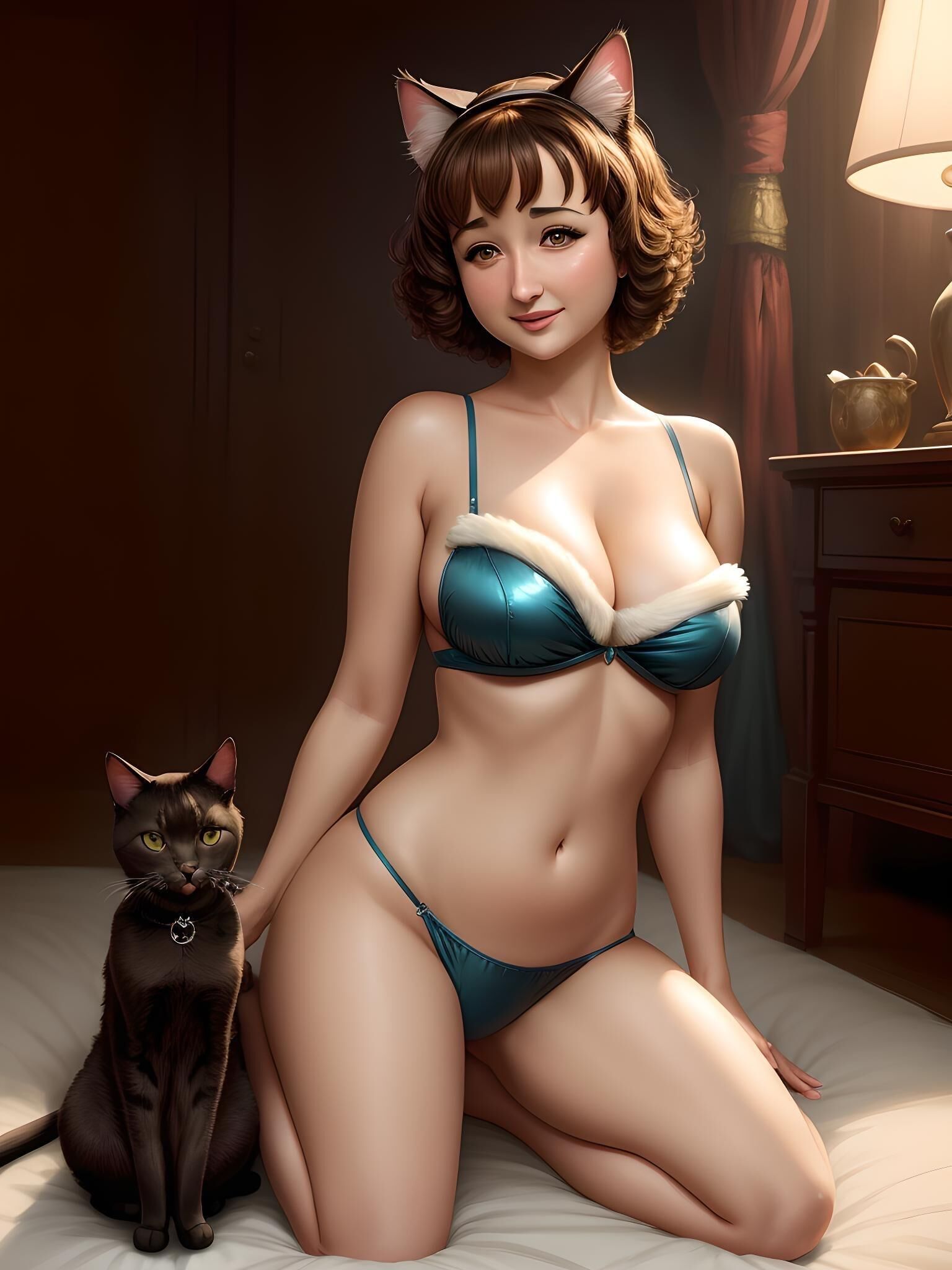 Feline Pin-Ups