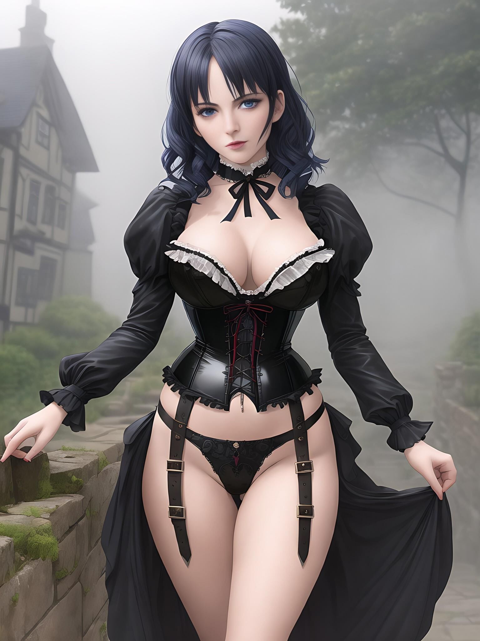 Anime Style - v1 (Ye Olde Goth girls)