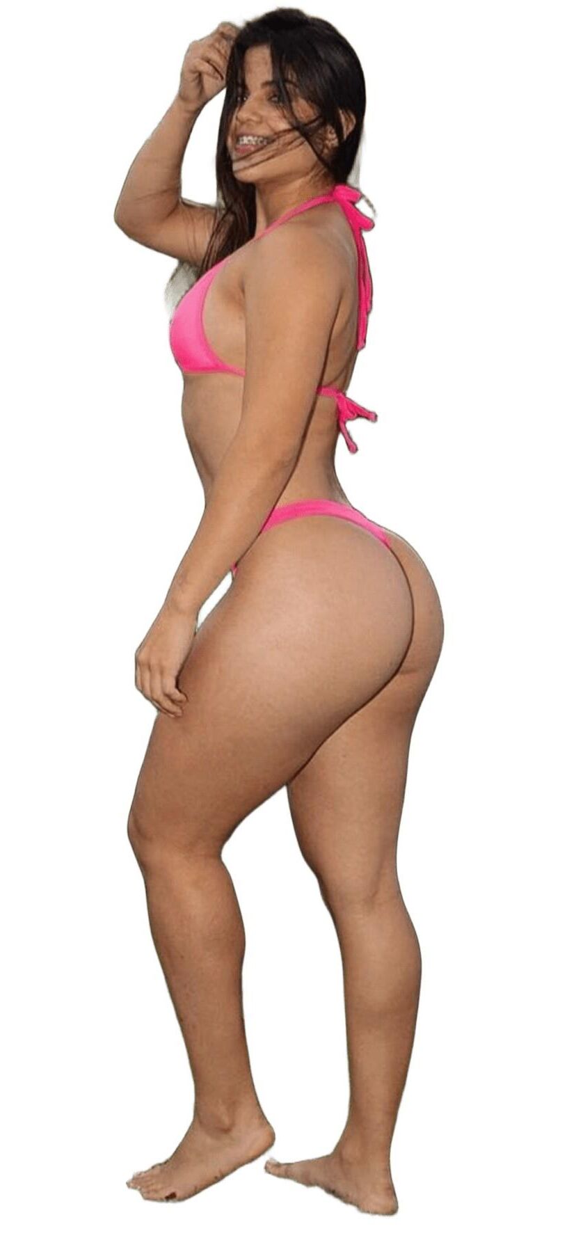 Latina Cute Big Butt Stickers 