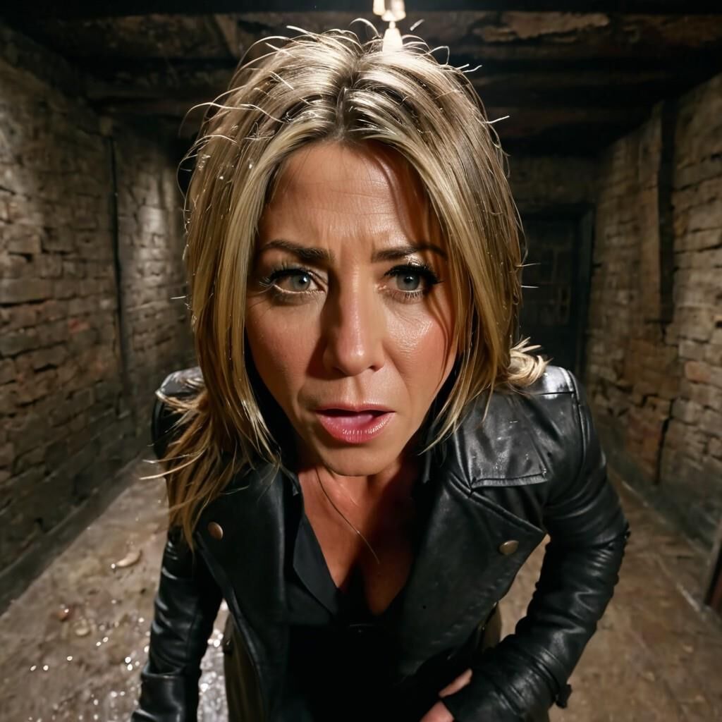 A.I. Jennifer Aniston in Leather Nightmare