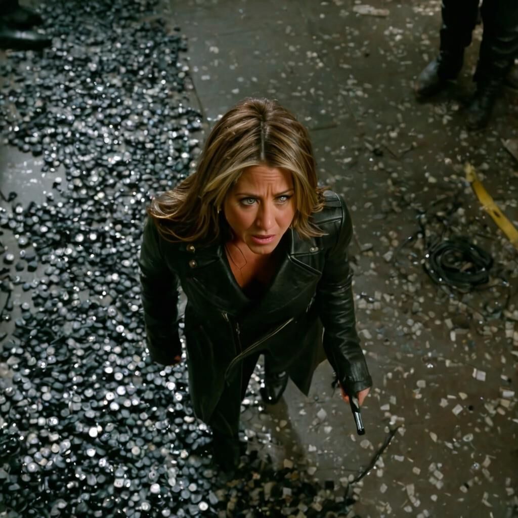 A.I. Jennifer Aniston in Leather Nightmare