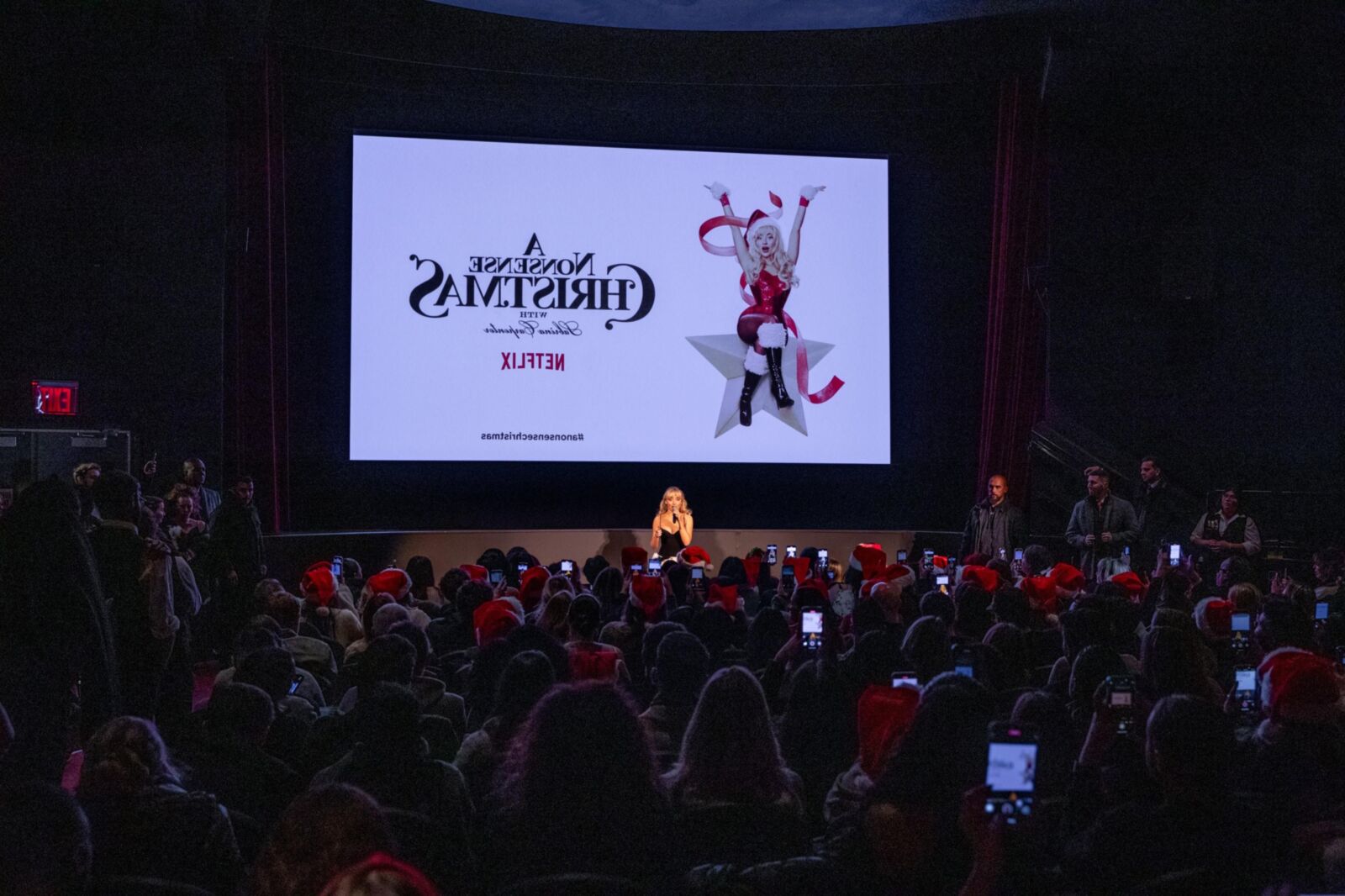 Sabrina Carpenter Premiere screening of 'A Nonsense Christmas