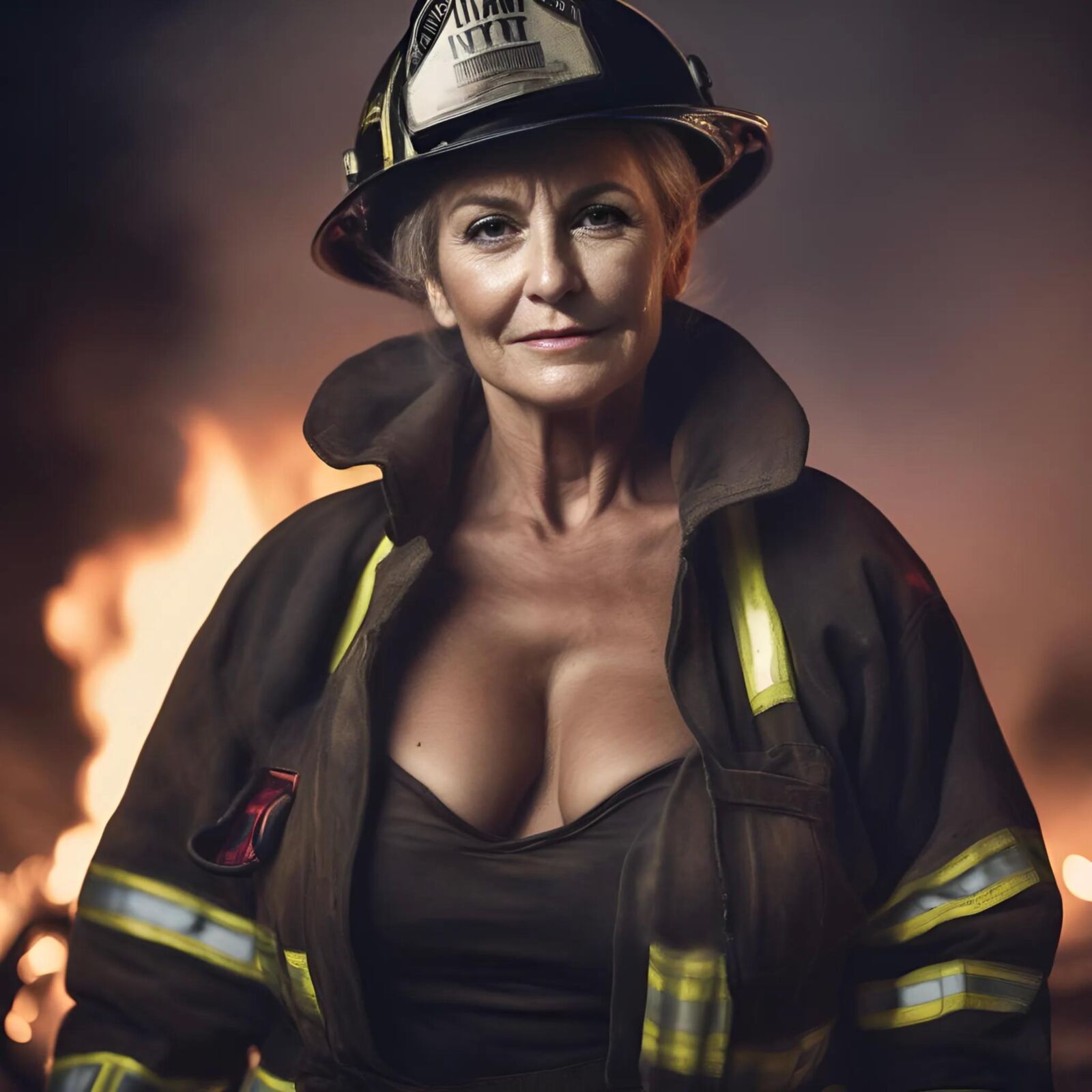 AI GRANNY fire fighter