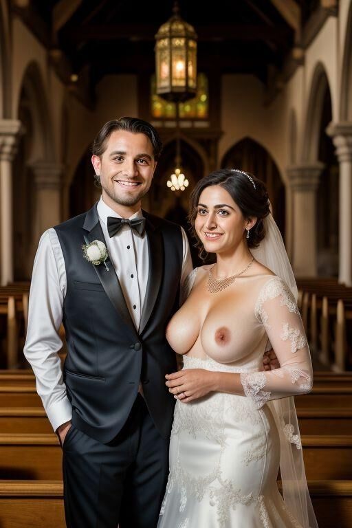 AI Brides with Bare Breasts 