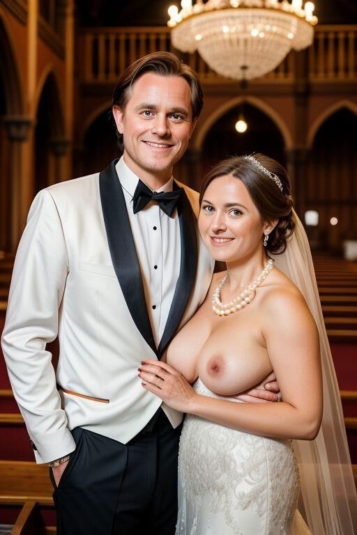 AI Brides with Bare Breasts 