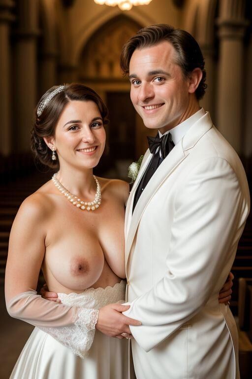 AI Brides with Bare Breasts 