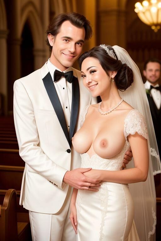 AI Brides with Bare Breasts 