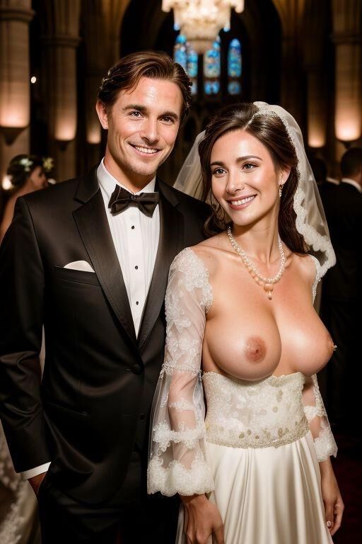 AI Brides with Bare Breasts 