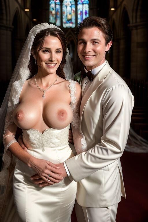 AI Brides with Bare Breasts 