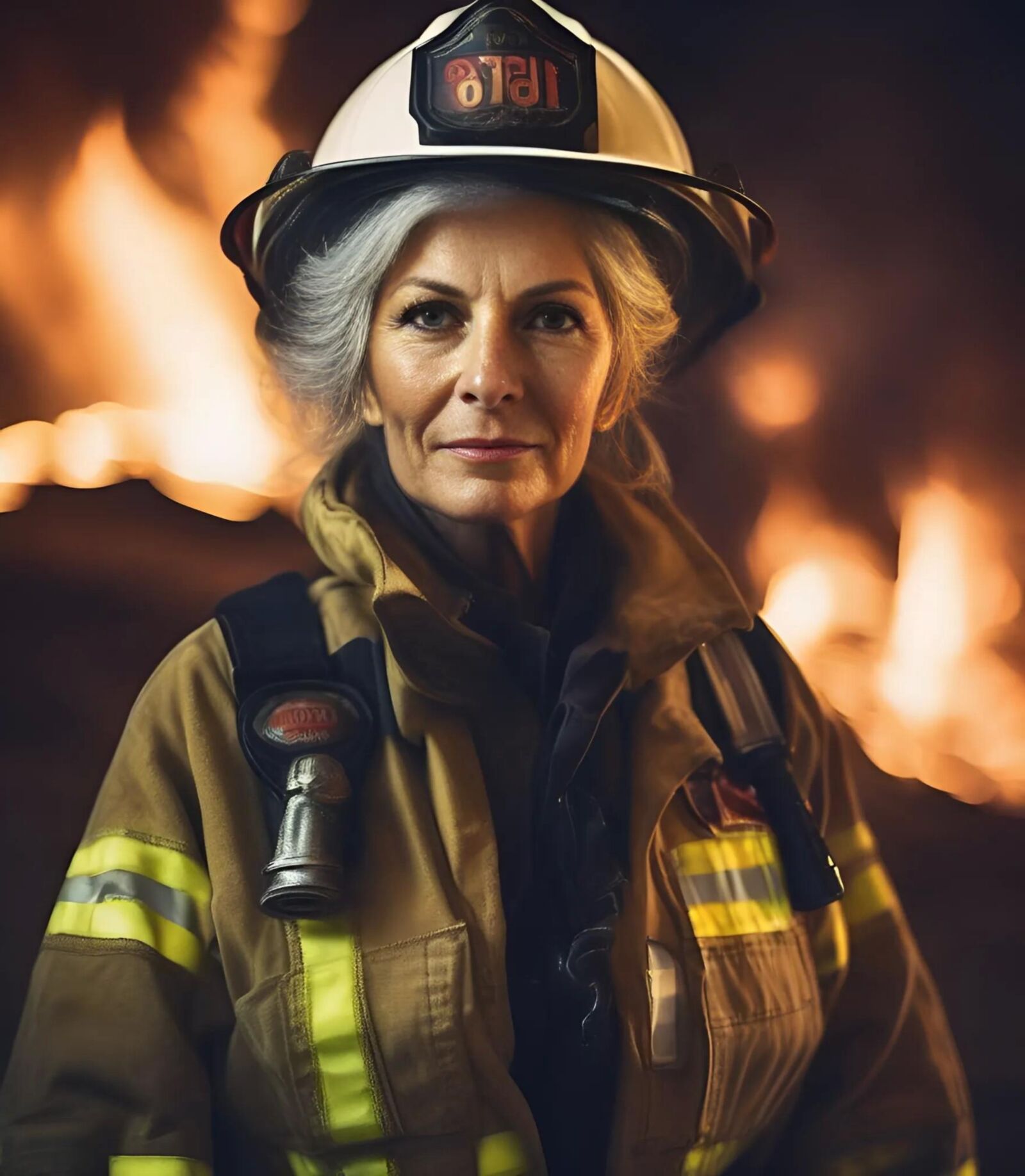 AI GRANNY fire fighter