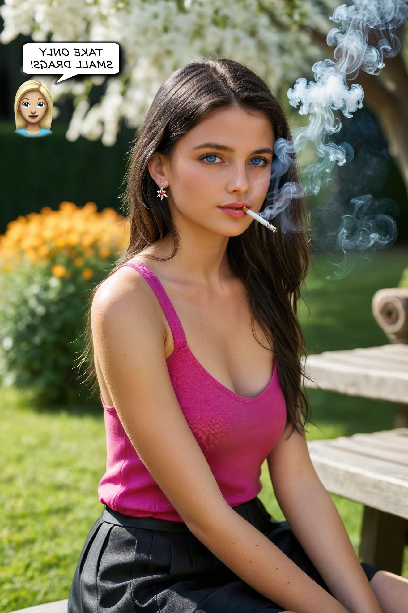 Jennifer starts smoking