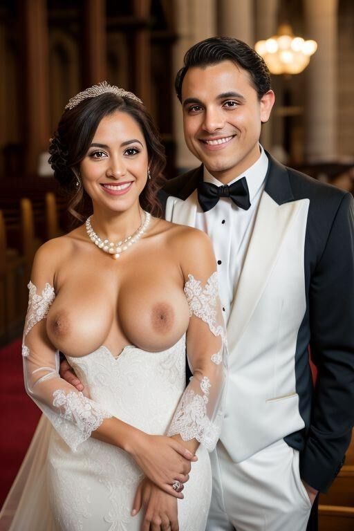 AI Brides with Bare Breasts 