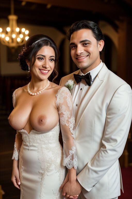 AI Brides with Bare Breasts 