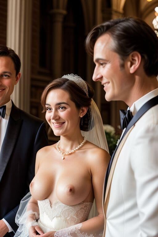 AI Brides with Bare Breasts 