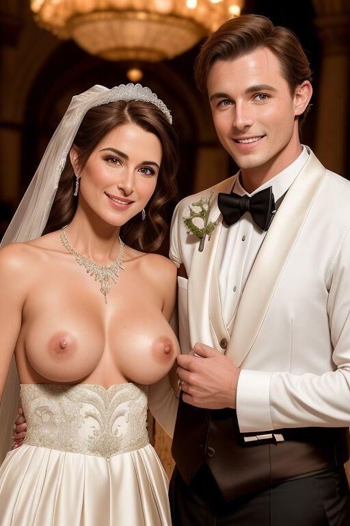 AI Brides with Bare Breasts 