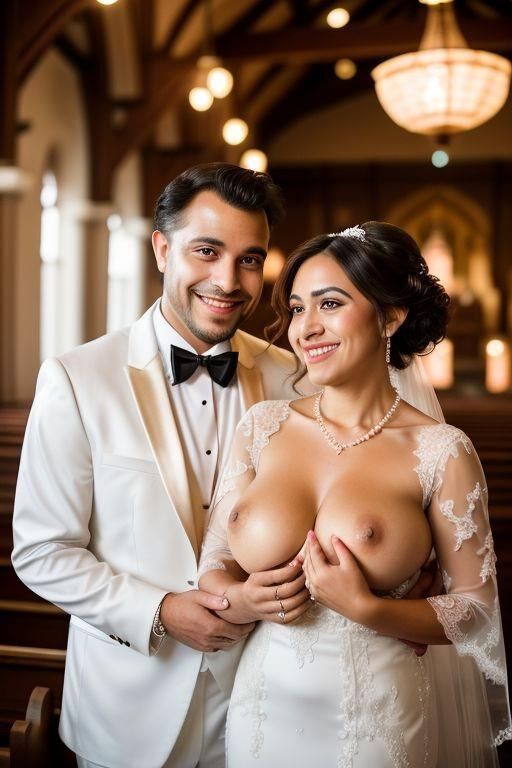 AI Brides with Bare Breasts 