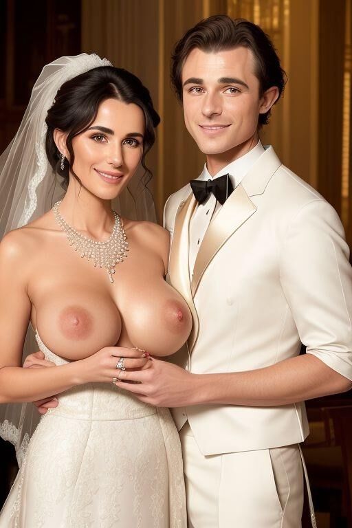 AI Brides with Bare Breasts 