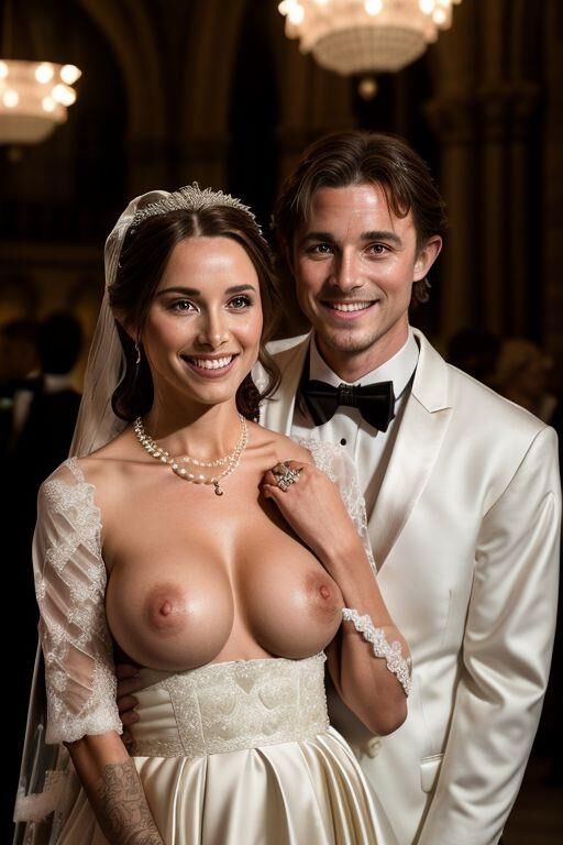 AI Brides with Bare Breasts 