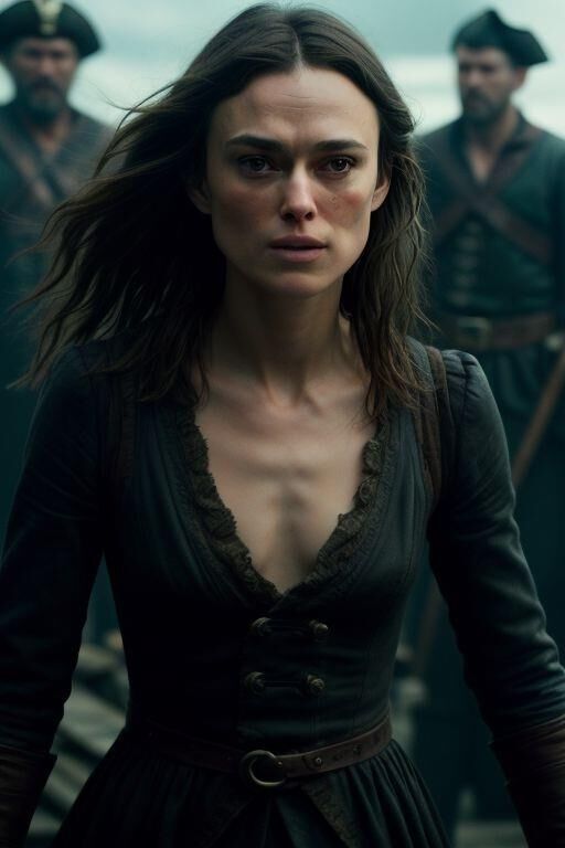 Elizabeth Swann Aboard a Pirate Ship