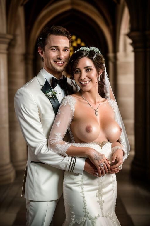 AI Brides with Bare Breasts 