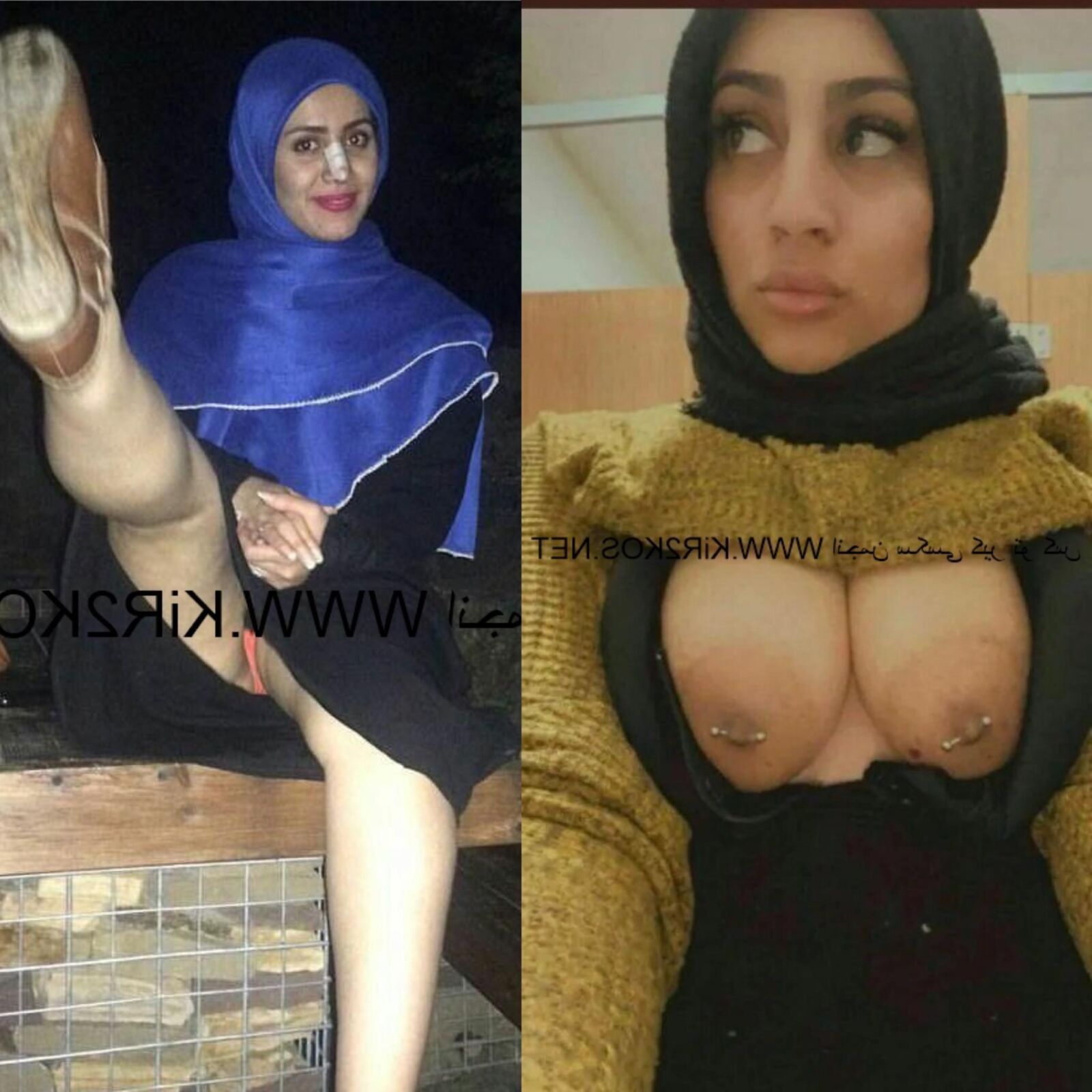 Putas iraníes hijabi expuestas