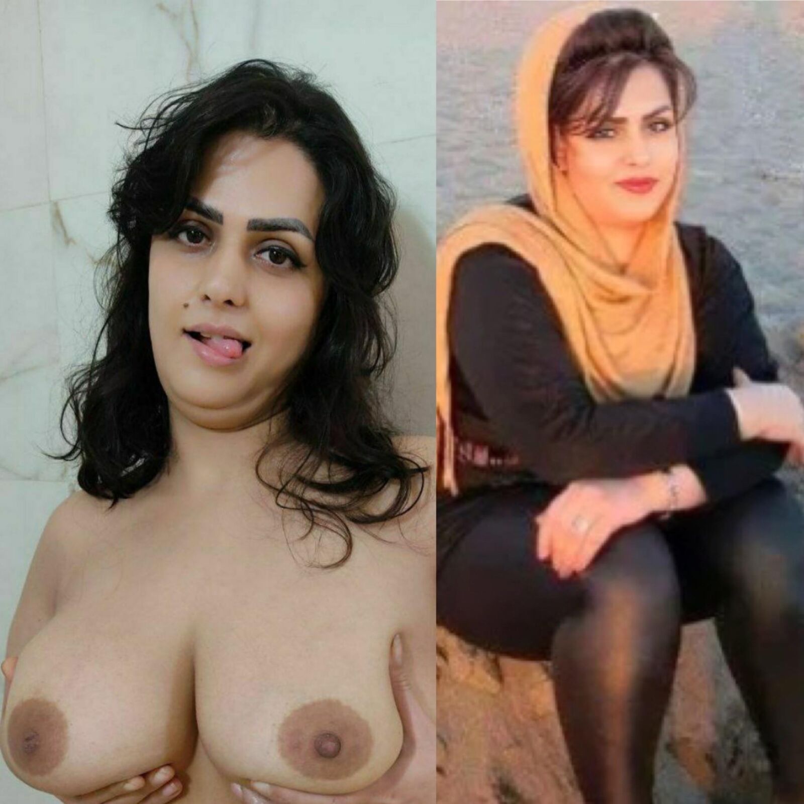 Putas iraníes hijabi expuestas