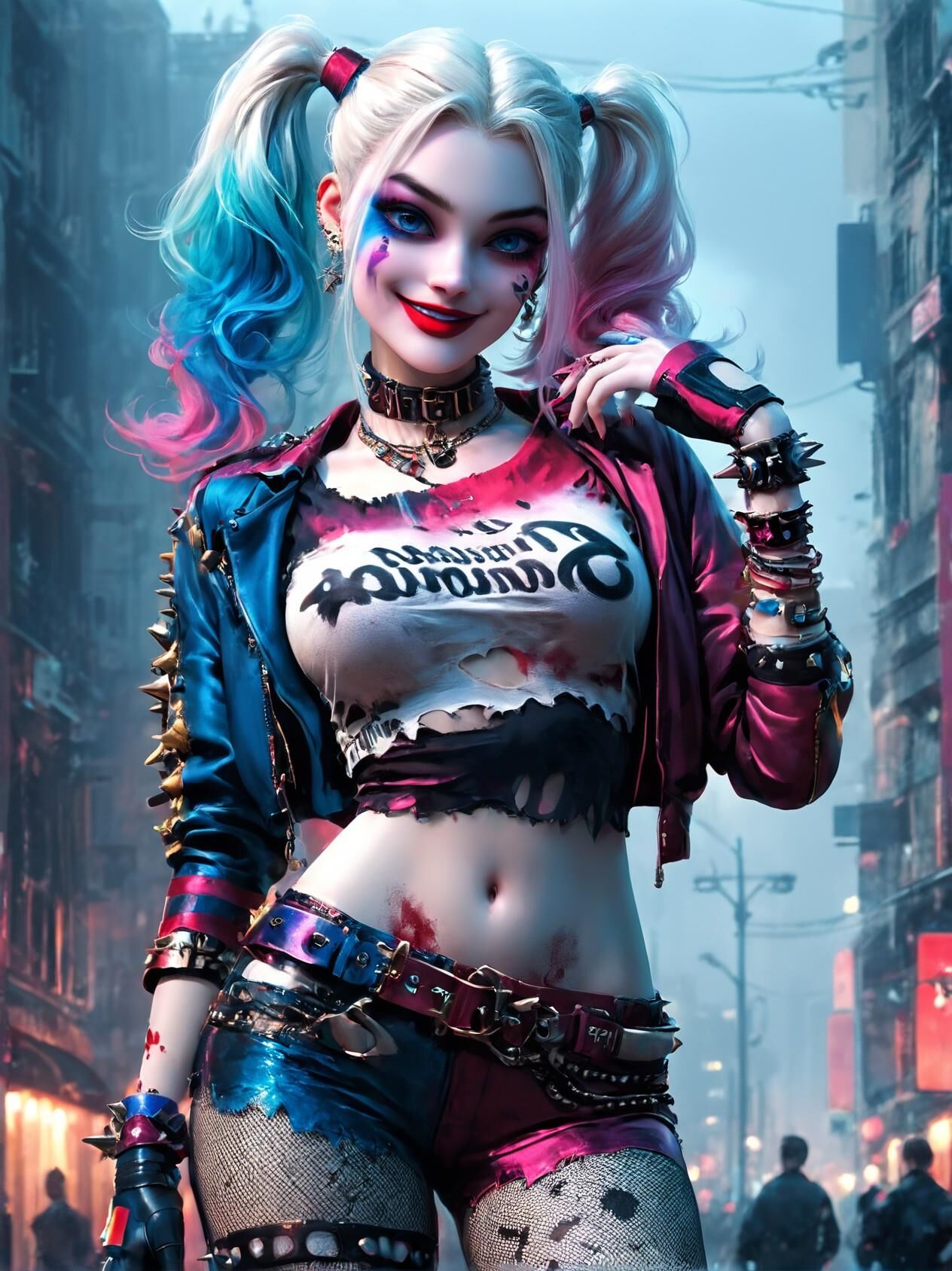 AI KI Harley sexy Babe