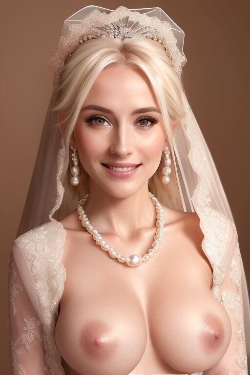 AI Brides with Bare Breasts Realistic