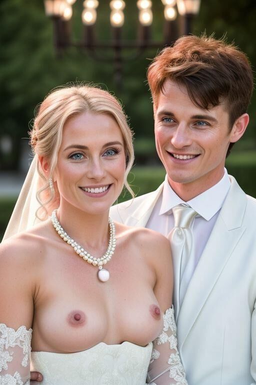 AI Brides with Bare Breasts Realistic