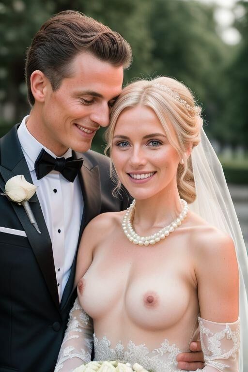 AI Brides with Bare Breasts Realistic