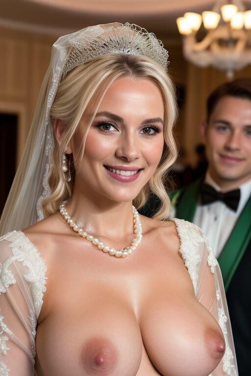 AI Brides with Bare Breasts Realistic