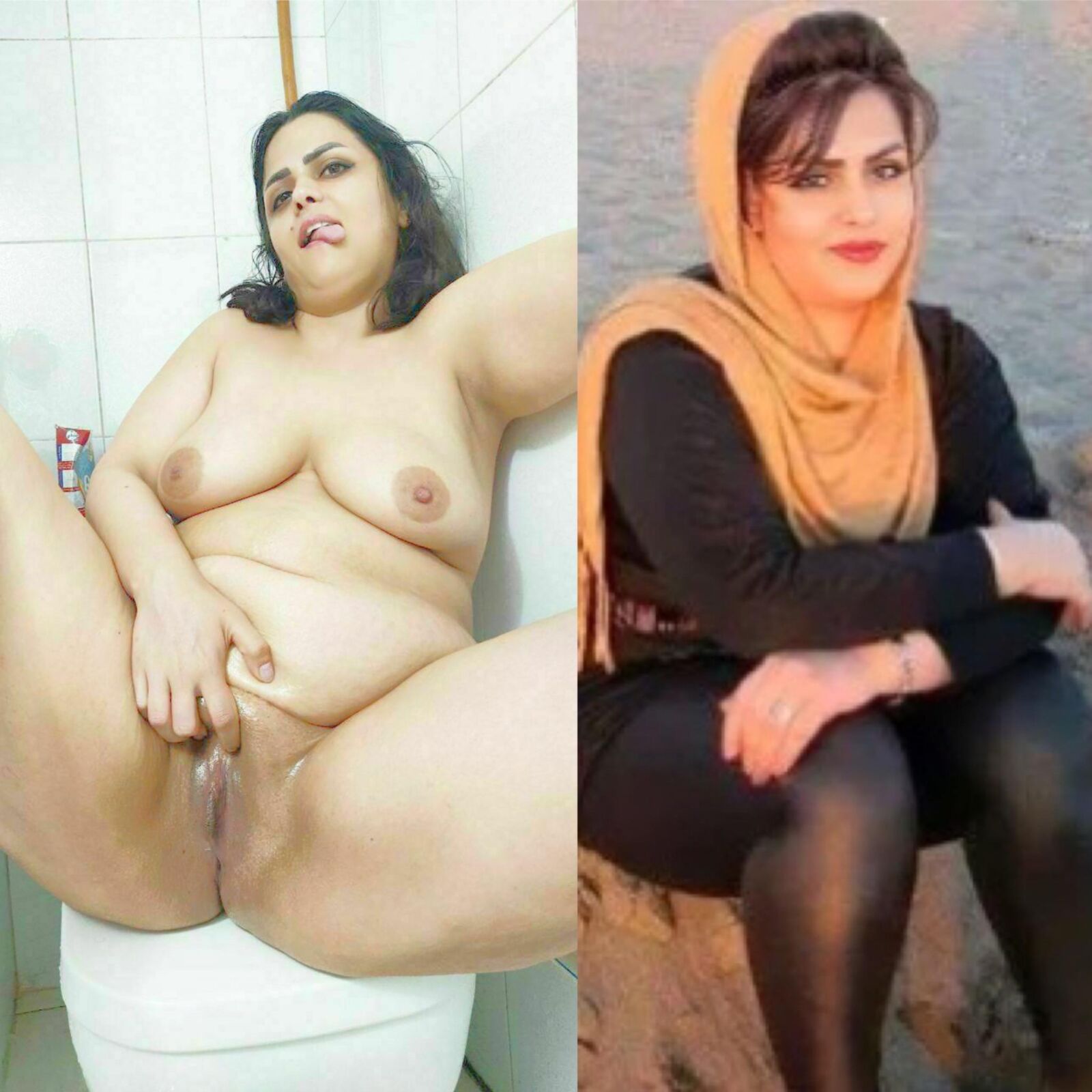 Putas iraníes hijabi expuestas