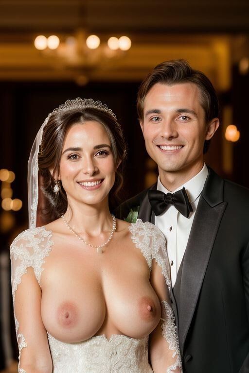 AI Brides with Bare Breasts Realistic