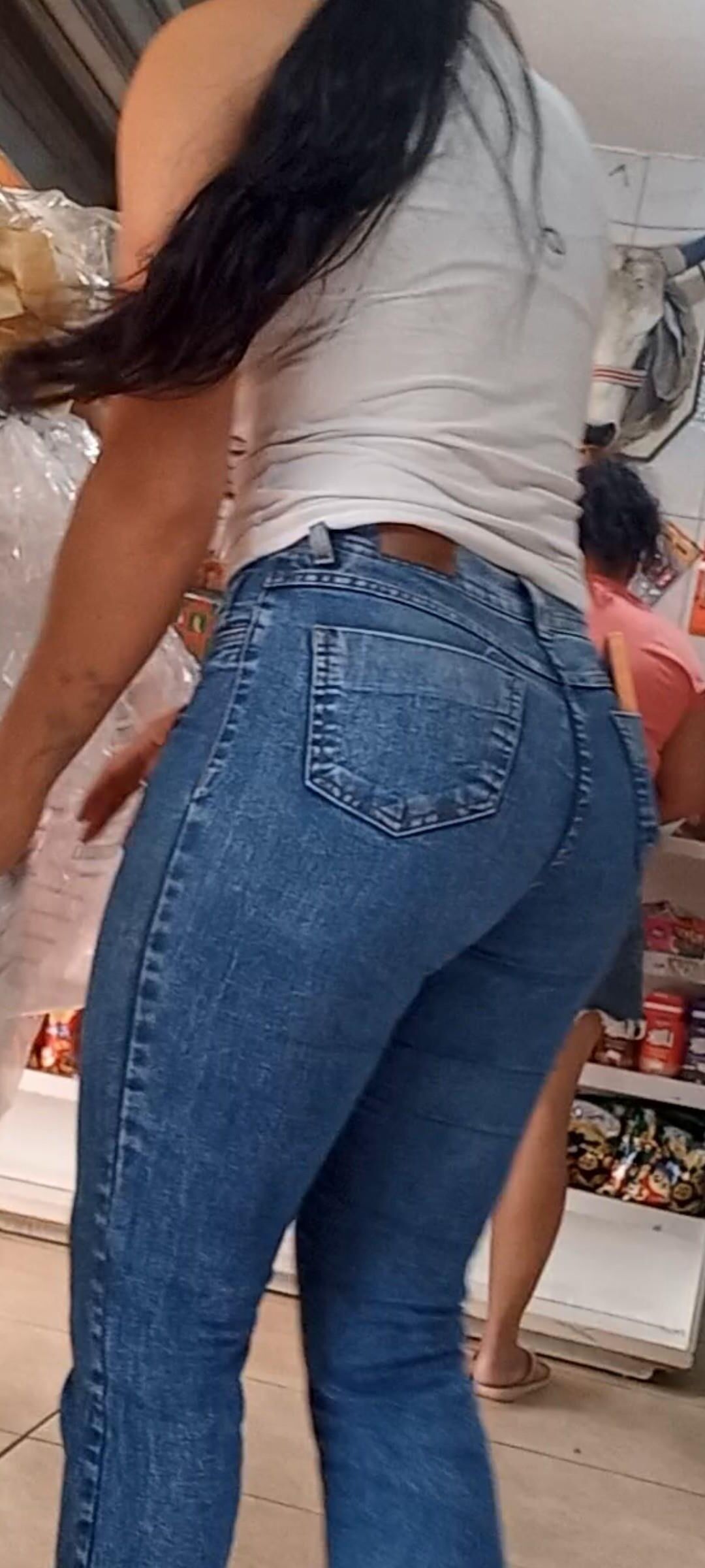 Candid Pawgs Tight Jeans and Pants