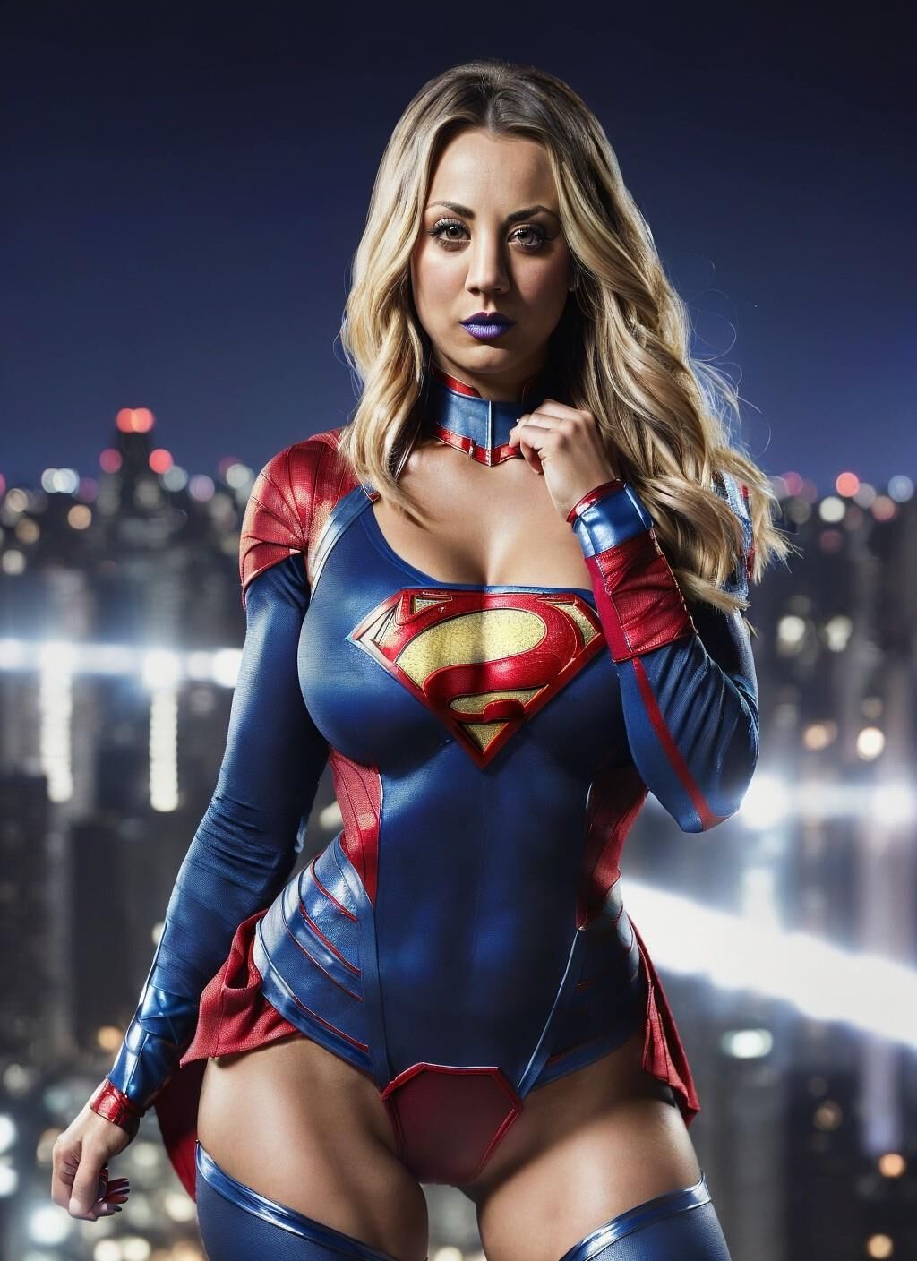 AI Kaley Cuoco Superhero